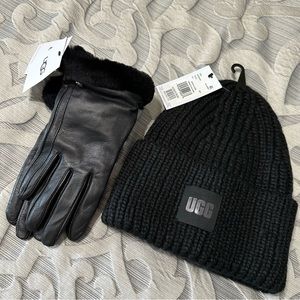 UGG hat and glove set
